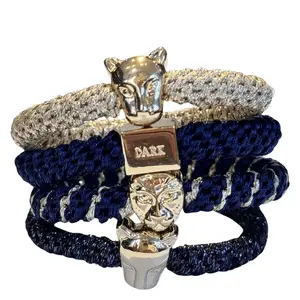 DARK Fat Hair Ties Combo Midnight Blue Mix